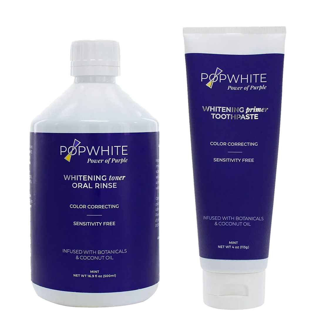 Whitening Mint Duo - Toothpaste 4oz & Oral Rinse 16.9fl oz