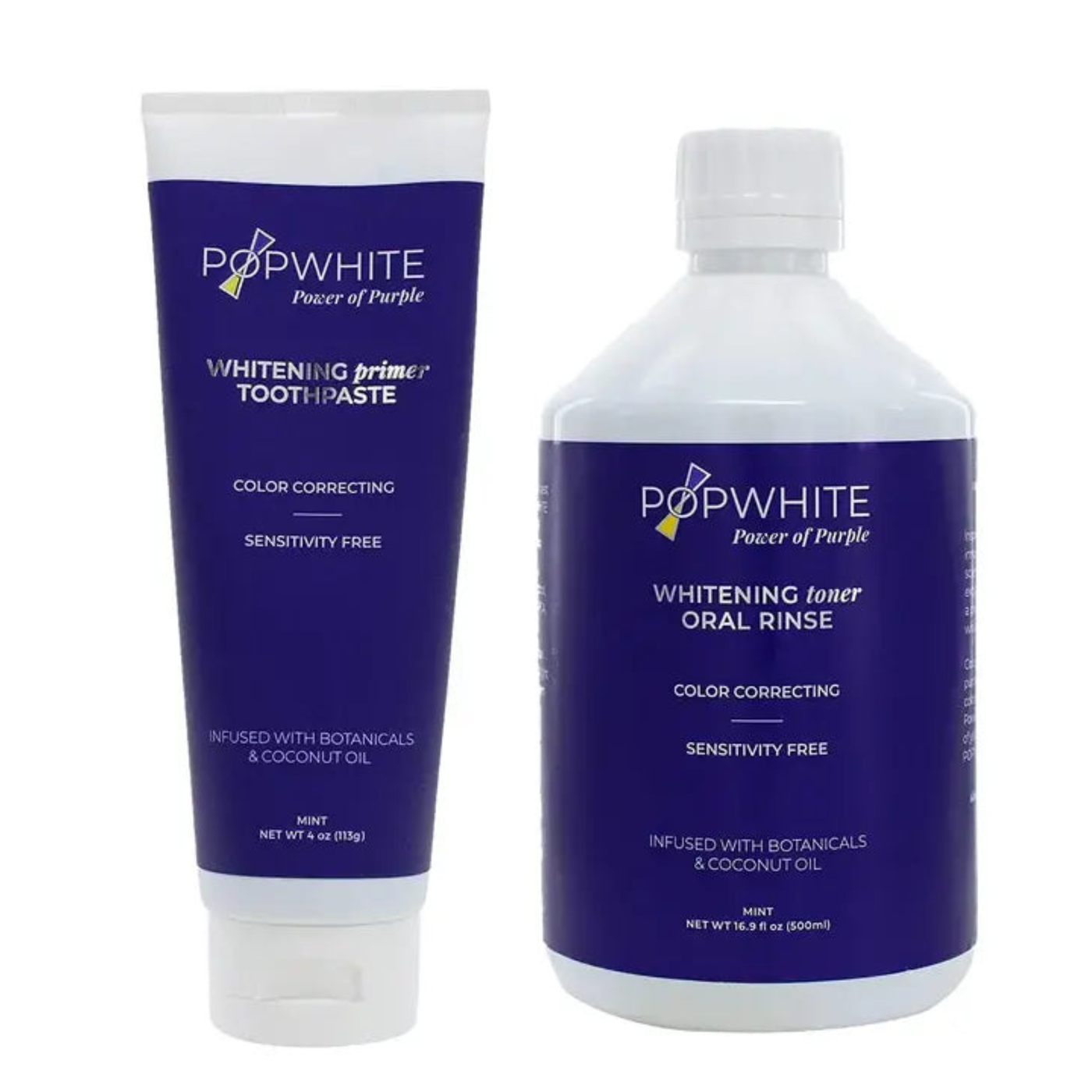 Whitening Duo - Toothpaste 4oz & Oral Rinse 16.9fl oz